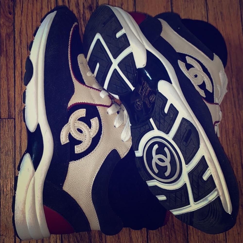 New Chanel High Top Sneakers